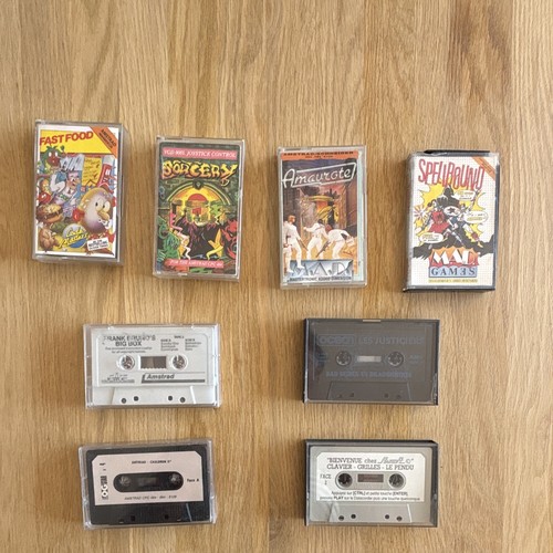 Lot cassettes amstrad - de,