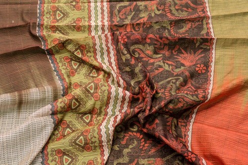 Foulard dupatta vintage indien - foulard,
