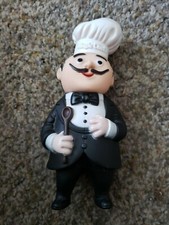 Magic Chef 1980’s Vintage Coin Bank Figure 7.25 inches in Tuxedo rubber promo