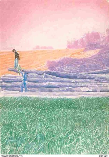 Carte postale art peinture - carte,