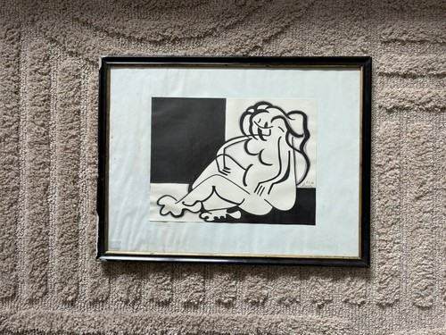 Dessin original 1986 nu - original,