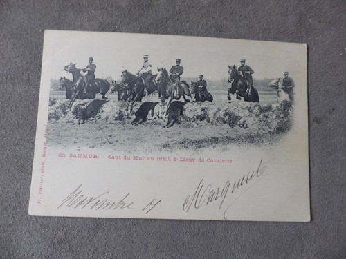 Cpa saumur ecole - , cavalerie