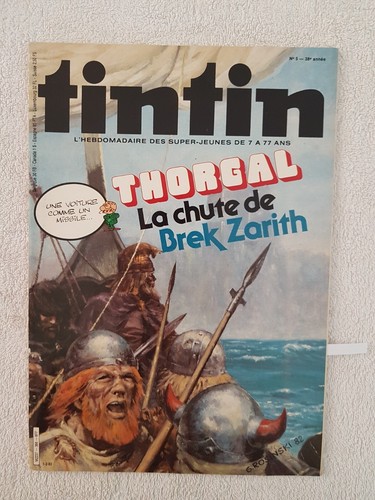 Tintin 386 1983 thorgal - 1/2/1983,