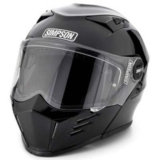 Simpson Racing Products Mod Bandit Motorcycle Helmet -  Black - Medium