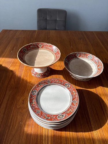 Ancien service dessert - service, à