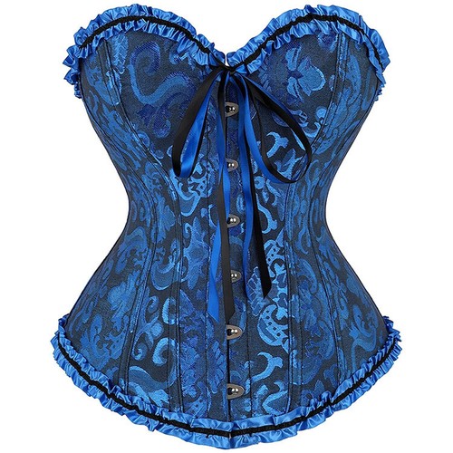 Femme jacquard floral - jacquard, bustier