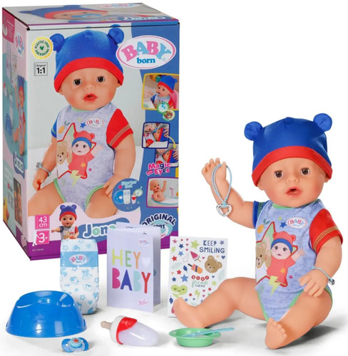 Baby born jonas 43cm zapf - baby,