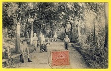 cpa RARE 78 HOUILLES (Yvelines) Le JARDIN de la MAIRIE Animé Parc Enfants 1904