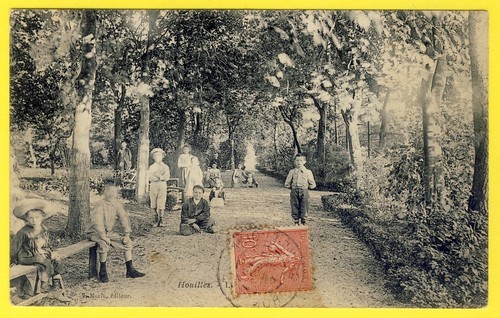 Cpa rare houilles - rare, 78
