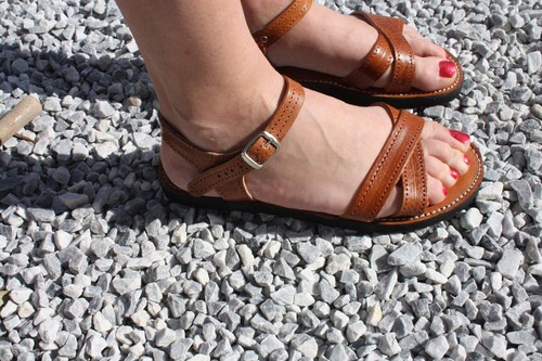 Sandales femme cuir - sandales,