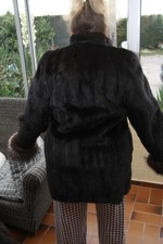 veste en vison fourrure