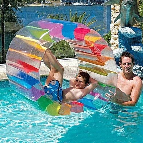 Bouée géante roue gonflable - géante,