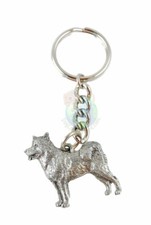 Porte-Clés Malamute En Étain