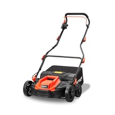 FUXTEC Scarificateur FX-EV360, aérateur de gazon largeur de travail 36 cm