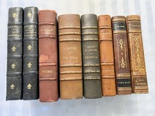 LOT 8 LIVRES ANCIENS RELIES
