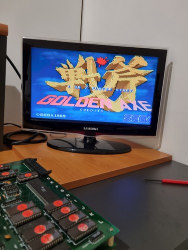 Bootleg pcb jamma golden axe - golden,