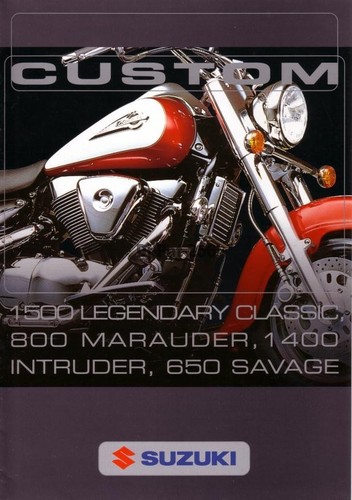 Brochure suzuki vl 1500 - brochure,