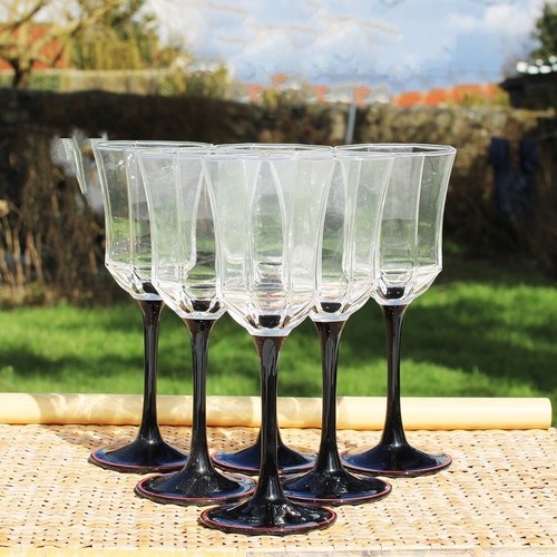 Set verres vin à pied - 6,