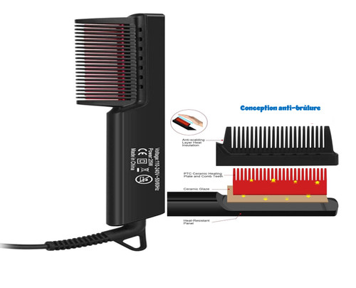 Peigne chauffante - peigne,