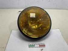 YELLOW FRONT HEADLIGHT 180mm SEALED BEAM MOTO CUSTOM CAFE RACER NAKED 6...