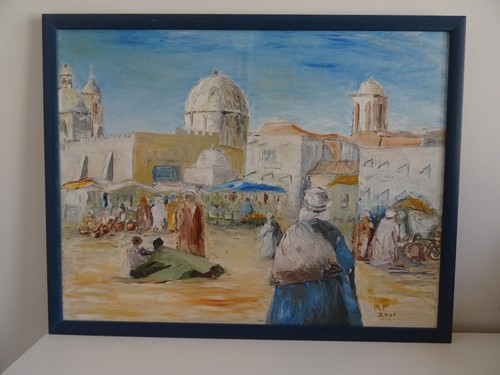 Tableau orientaliste signé - tableau,