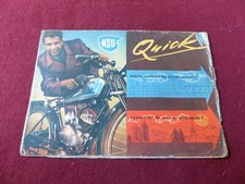 catalogue prospectus moto cyclo cyclomoteur : NSU QUICK