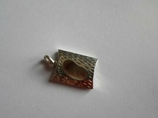 pendentif en argent massif