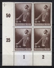 Allemagne 1939 MNH Mi 694 Sc B140 Adolf Hitler.Jour du Travail National.Bloc **