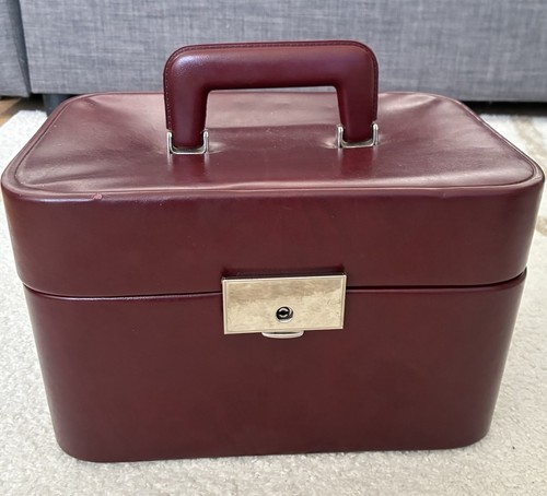 Vanity case rigide - vanity-case, bordeaux