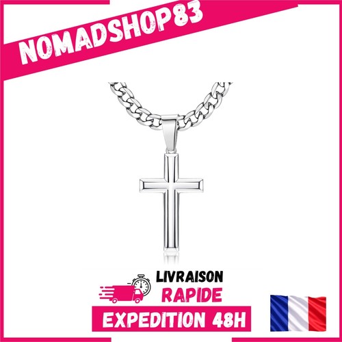 Collier croix argent sterling - argent,