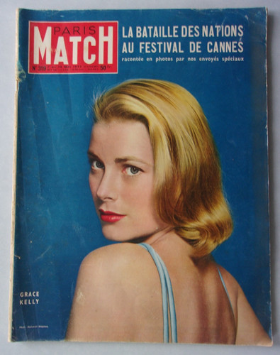 Paris match 1955 grace - , :