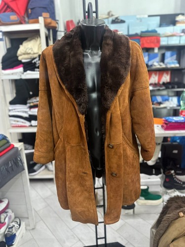 Manteau peau lainée - manteau, en