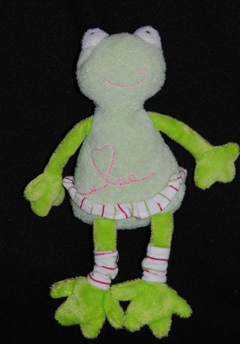 Doudou grenouille vert - grenouille,