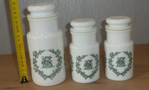 Lot pot opale vert - 3,