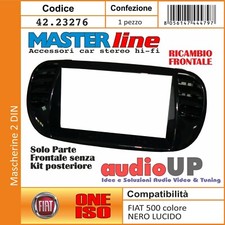 Masque Autoradio 2 DIN Fiat