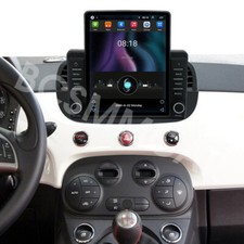 Android 14 Car Radio Vertical Screen Navi Stereo GPS Fit For Fiat 500 2007-2015