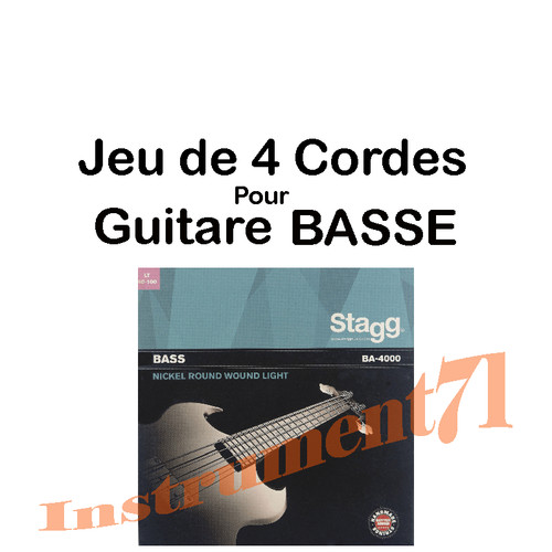 Jeux cordes acier nikele - de,