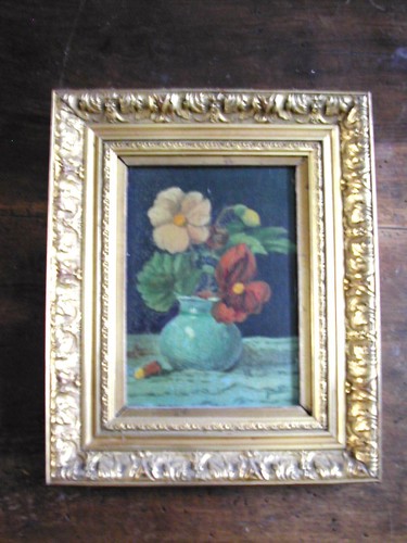 Huile sur caton - huile,