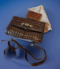 Sac Pochette Vintage En Croco