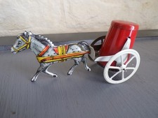 Antique Toy Penny Toys 1 Horse Cart & Water Reserve