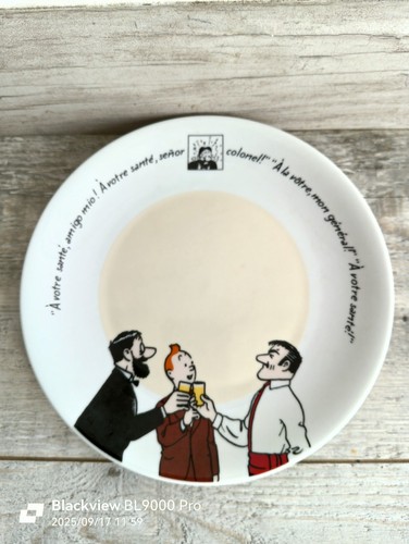 Assiette tintin les - assiette,