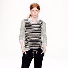 J Crew Textured Stripe Wool