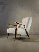1950 MODERNIST ARMCHAIR RECONSTRUCTION FORM-FREE Motte Guariche Caillette