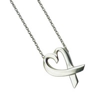 Collier Tiffany & Co. Loving Heart en argent 925 Paloma Picasso