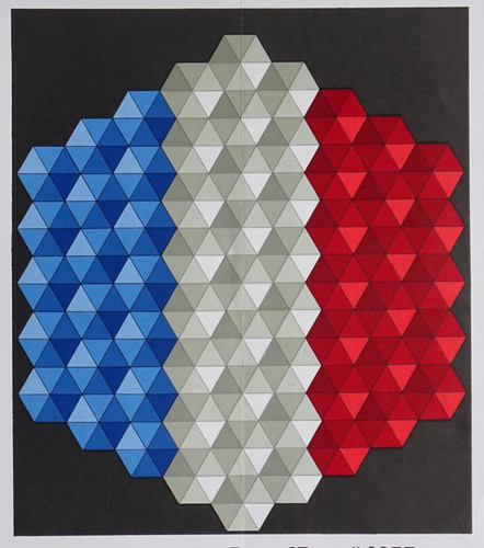 Vasarely affiche originale - vasarely,