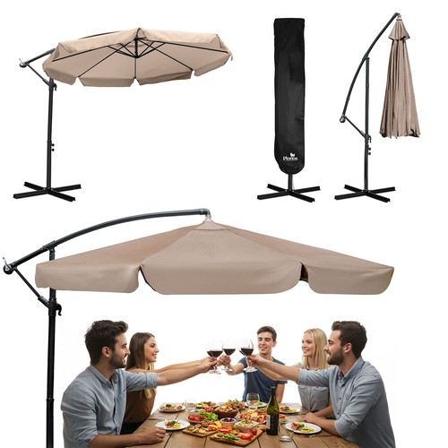 Parasol jardin pliant 8 - parasol,