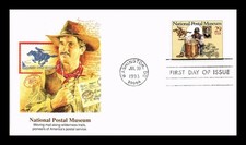 US COVER NATIONAL POSTAL MUSEUM FIRST DAY ISSUE FLEETWOOD CACHET