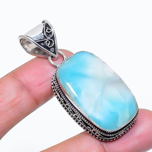 Pendentif vintage larimar des - pendentif,