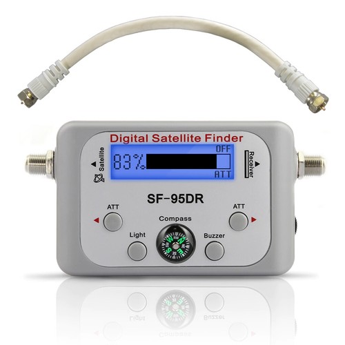 Digital satellite finder meter - satellite,