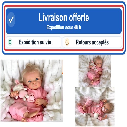 Poupée reborn réaliste cm - reborn,